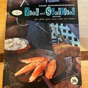 Vintage 1958 Good Housekeeping Fish and Shellfish Book recipe cookbook